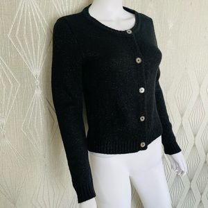 Gianni Versace Black Sparkle Cardigan